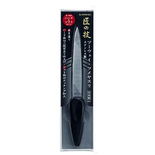 Takumi No Waza Stainless 2 Way Nail File - G-1037 - Harajuku Culture Japan - Japanease Products Store Beauty and Stationery