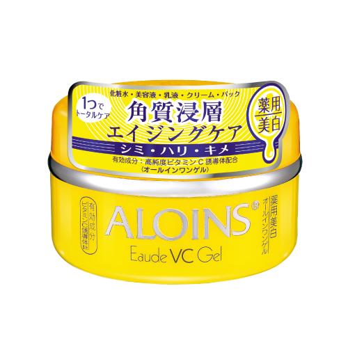 Aloins Eaude VC Gel (Medicated Whitening All In One Gel) 100g - Fruity Citrus Scent - Harajuku Culture Japan - Japanease Products Store Beauty and Stationery