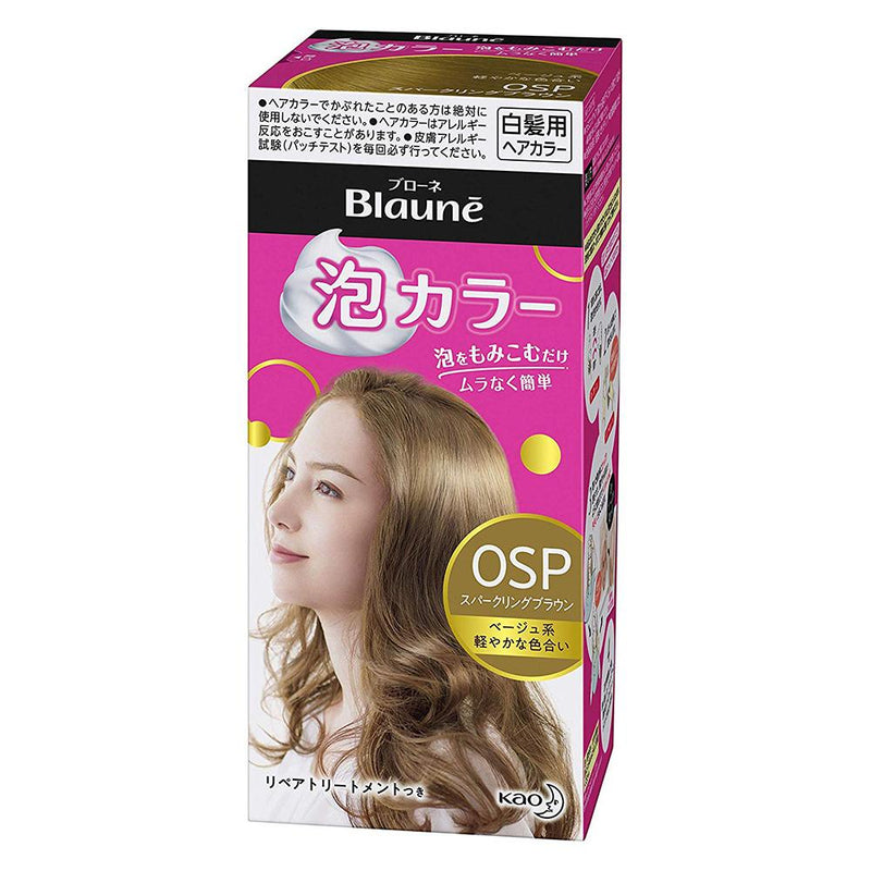 Kao Blaune Bubble Hair Color For Gray Hair  - 0SP Sparkling Brown - Harajuku Culture Japan - Japanease Products Store Beauty and Stationery