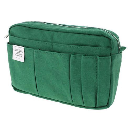 Delfonics Stationery Inner Carrying Case Bag In Bag M - Green - Harajuku Culture Japan - Japanease Products Store Beauty and Stationery