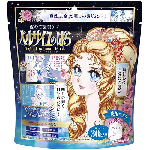 Bandai Creer Beaute Roses Of Versailles Night Treatment Mask - 30 Sheets - Harajuku Culture Japan - Japanease Products Store Beauty and Stationery