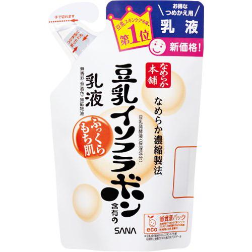 Sana Nameraka Honpo Soy Milk Isoflavone Milky Lotion NA - 130ml - Refill - Harajuku Culture Japan - Japanease Products Store Beauty and Stationery