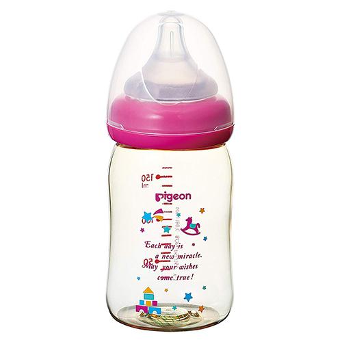 Pigeon Baby Bottle Plastic - 160ml - Toy Box Pattern - Harajuku Culture Japan - Japanease Products Store Beauty and Stationery