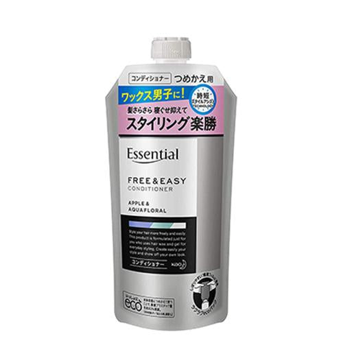 Kao Essential Free & Easy Conditioner Rifill 300ml  - Pure Apple & Aqua Floral - Harajuku Culture Japan - Japanease Products Store Beauty and Stationery