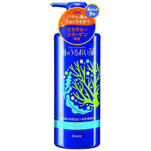 Kracie Umino Uruoisou Moisturizing Care Shampoo - 520ml - Harajuku Culture Japan - Japanease Products Store Beauty and Stationery