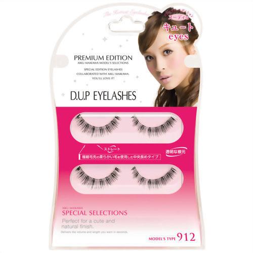 D-UP False Eyelashes Premium Edition - Cute Eyes 912 - Harajuku Culture Japan - Japanease Products Store Beauty and Stationery