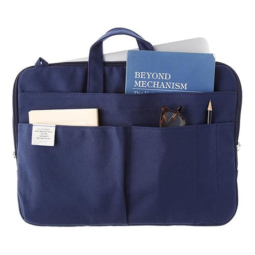 Delfonics Stationery Inner Carrying Case Bag In Bag A4 - Dark Blue - Harajuku Culture Japan - Japanease Products Store Beauty and Stationery