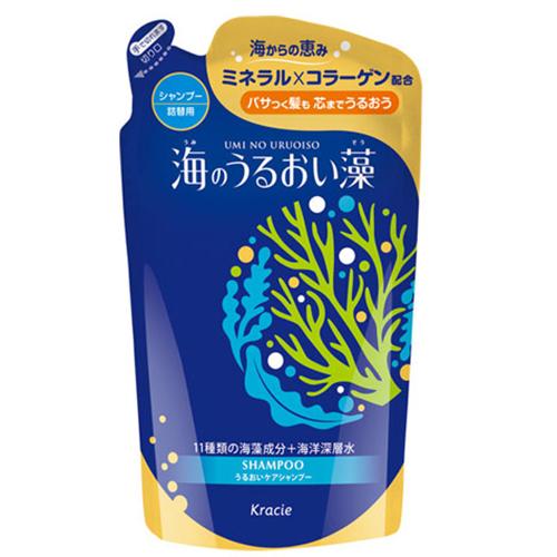 Kracie Umino Uruoisou Moisturizing Care Shampoo -420ml - Refill - Harajuku Culture Japan - Japanease Products Store Beauty and Stationery