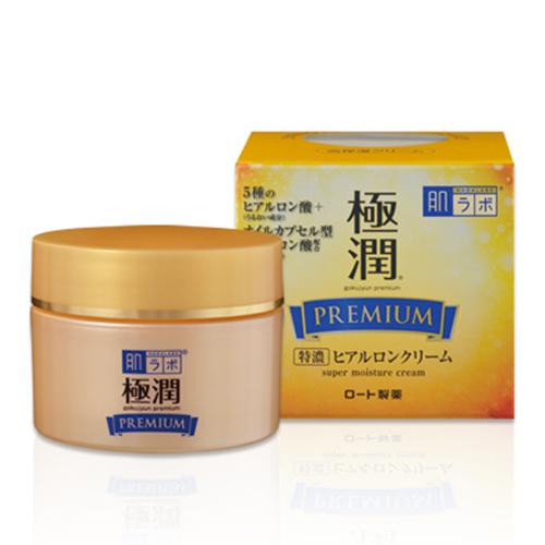 Rohto Hadalabo Gokujun Premium Hyaluronic Cream - 50g - Harajuku Culture Japan - Japanease Products Store Beauty and Stationery