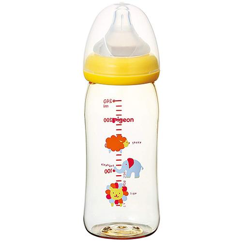 Pigeon Baby Bottle Plastic - 240ml - Animal Pattern - Harajuku Culture Japan - Japanease Products Store Beauty and Stationery