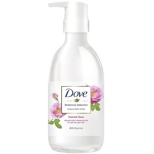 Dove Botanical Selection Body Wash Pump 500g - Damask Rose - Harajuku Culture Japan - Japanease Products Store Beauty and Stationery