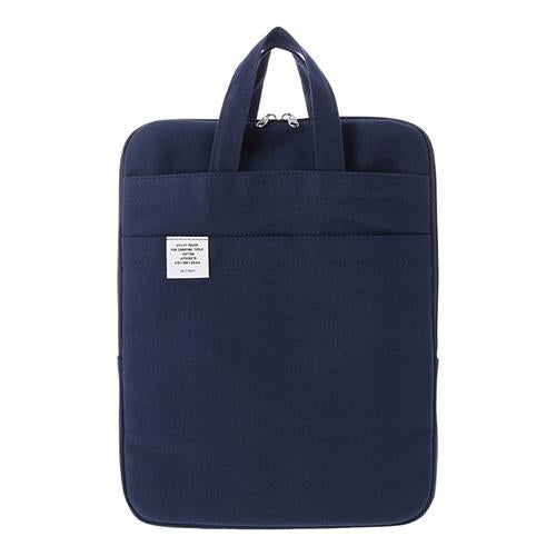 Delfonics Stationery Inner Carrying Case Bag In Bag A4 - Vertical - Dark Blue - Harajuku Culture Japan - Japanease Products Store Beauty and Stationery