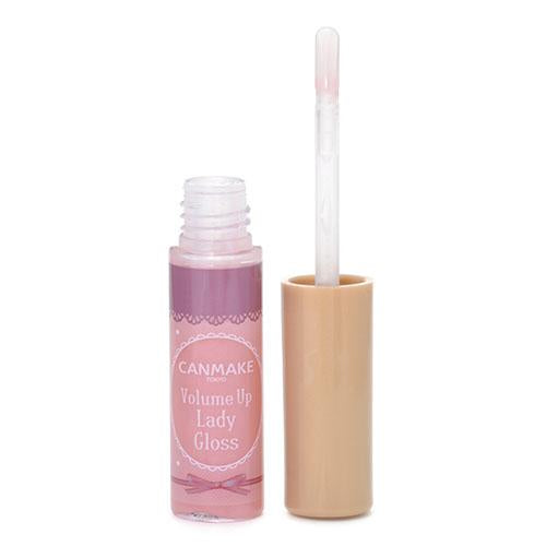 Canmake Volume Up Lady Gloss - 01 Pearl Pink SPF15/PA++ - Harajuku Culture Japan - Japanease Products Store Beauty and Stationery