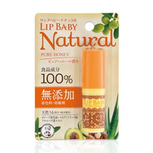 Rohto Mentholatum Lip Baby Natural 4g - Pure Honey Scent - Harajuku Culture Japan - Japanease Products Store Beauty and Stationery