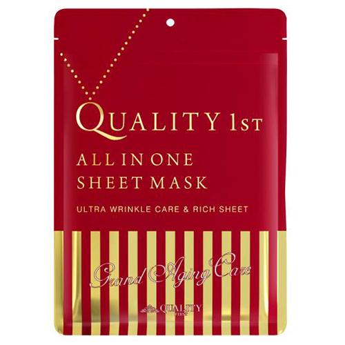 Quality First All in One Sheet Mask Grand Aging Care - 1box for 7pcs - Harajuku Culture Japan - Japanease Products Store Beauty and Stationery