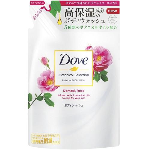 Dove Botanical Selection Body Wash Refill 360g - Damask Rose - Harajuku Culture Japan - Japanease Products Store Beauty and Stationery