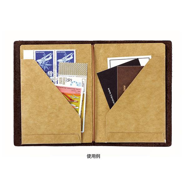 Midori Traveler's Note Book Passport Size Refill 010 - Kraft Paper Folder - Harajuku Culture Japan - Japanease Products Store Beauty and Stationery