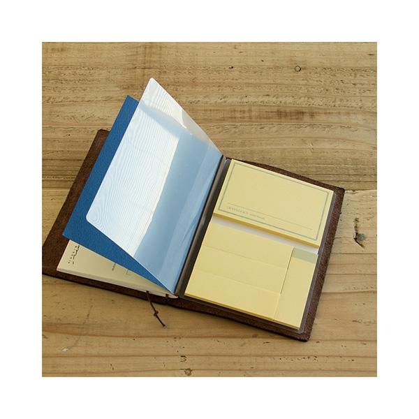 Midori Traveler's Note Book Passport Size Refill 012 - Sticky Notes - Harajuku Culture Japan - Japanease Products Store Beauty and Stationery