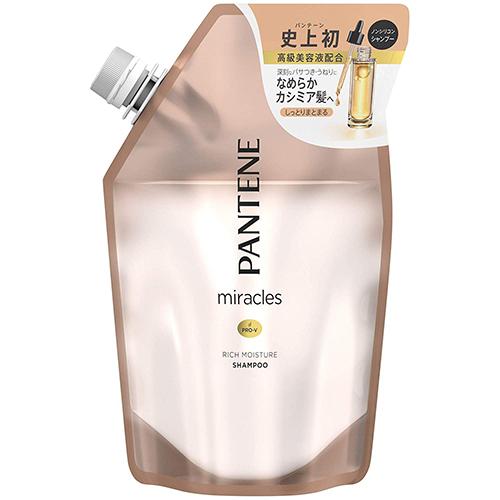 Pantene Miracles Shampoo 440ml - Rich Moisture - Refill - Harajuku Culture Japan - Japanease Products Store Beauty and Stationery