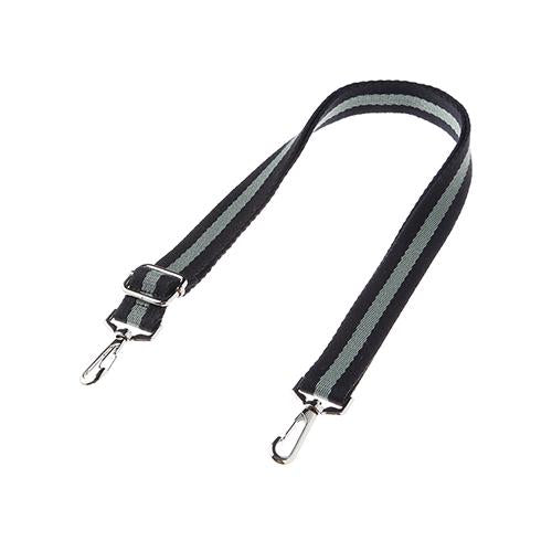 Delfonics Stationery Inner Carrying Shoulder Strap Stripe - BlackxGray - Harajuku Culture Japan - Japanease Products Store Beauty and Stationery