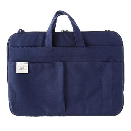 Delfonics Stationery Inner Carrying Case Bag In Bag A4 - Dark Blue - Harajuku Culture Japan - Japanease Products Store Beauty and Stationery