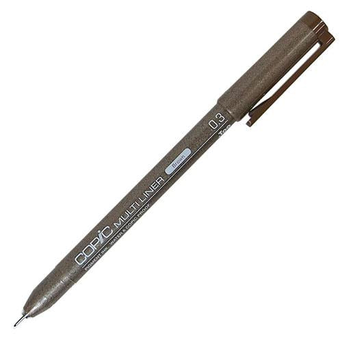 Copic Multiliner Brown Ink Marker - 0.3 mm - Harajuku Culture Japan - Japanease Products Store Beauty and Stationery