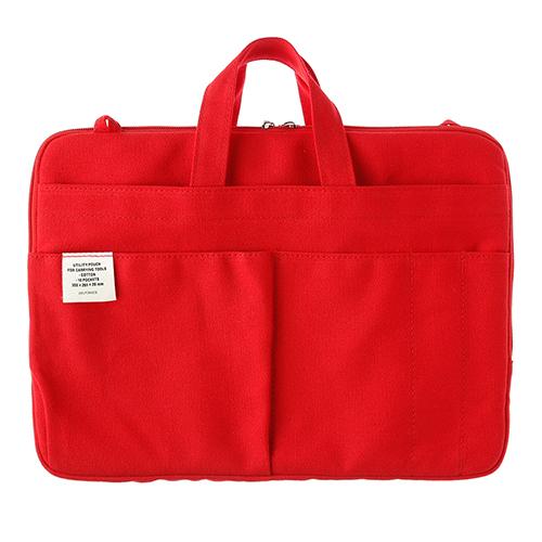 Delfonics Stationery Inner Carrying Case Bag In Bag A4 - Red - Harajuku Culture Japan - Japanease Products Store Beauty and Stationery