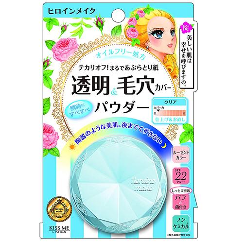 KissMe Isehan Heroine Make Long Stay Powder Clear - Clear - Harajuku Culture Japan - Japanease Products Store Beauty and Stationery