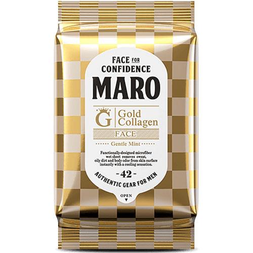 Maro Premium Face Sheet Gold 42pcs - Gentle Mint - Harajuku Culture Japan - Japanease Products Store Beauty and Stationery