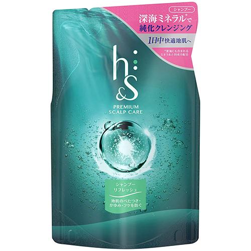 H&S For Woman Refresh Series Scalp Care Shampoo - 315ml - Refill - Harajuku Culture Japan - Japanease Products Store Beauty and Stationery