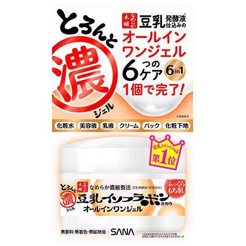 Sana Nameraka Honpo Soy Milk Isoflavone Rich Moist Gel - 100g - Harajuku Culture Japan - Japanease Products Store Beauty and Stationery