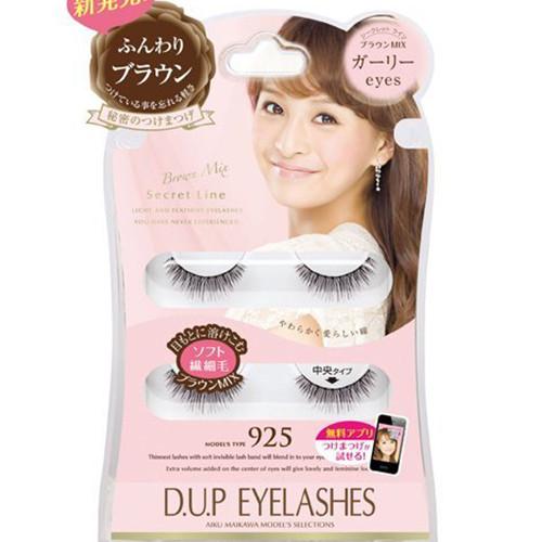 D-UP False Eyelashes Secret Line Brown Mix - Girly Eyes 925 - Harajuku Culture Japan - Japanease Products Store Beauty and Stationery