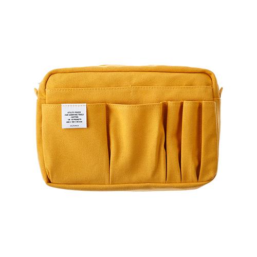 Delfonics Stationery Inner Carrying Case Bag In Bag M - Yellow - Harajuku Culture Japan - Japanease Products Store Beauty and Stationery