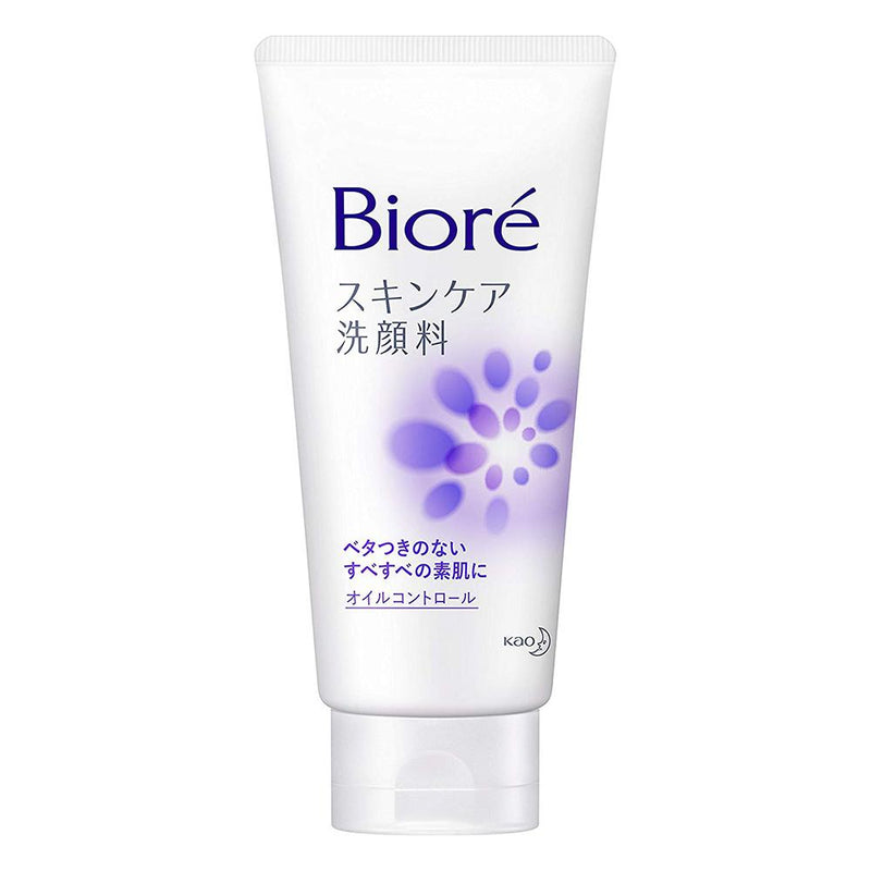 Biore Facial Washing Foam Oil Contorol - 130g - Harajuku Culture Japan - Japanease Products Store Beauty and Stationery