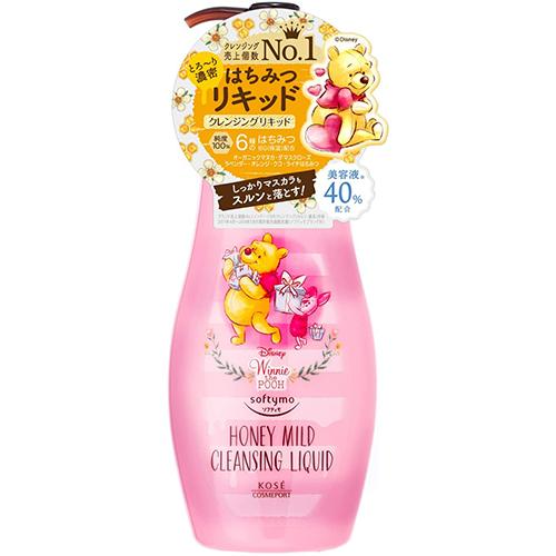 Kose Cosmeport Softymo Cleansing Liquid Honey Mild  - 230ml - Harajuku Culture Japan - Japanease Products Store Beauty and Stationery