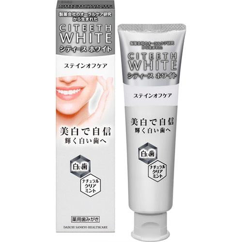 Citeeth White Tooth Paste Stain Off Care - Natural Clear Mint - Harajuku Culture Japan - Japanease Products Store Beauty and Stationery