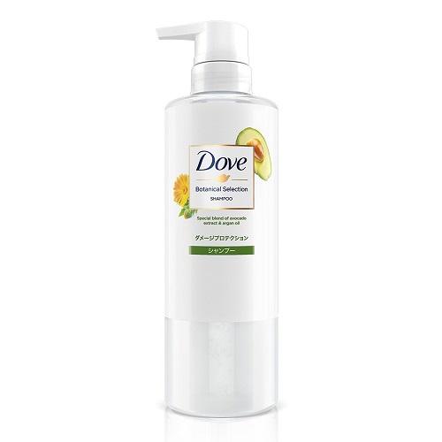 Dove Botanical Selection Damage Protection Shampoo Pump 500g - Harajuku Culture Japan - Japanease Products Store Beauty and Stationery