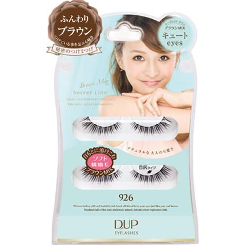 D-UP False Eyelashes Secret Line Brown Mix - Cute Eyes 926 - Harajuku Culture Japan - Japanease Products Store Beauty and Stationery