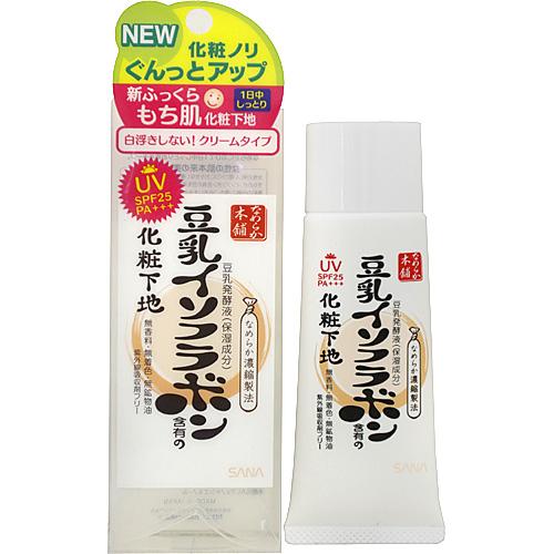 Sana Nameraka Honpo Soy Milk Isoflavone UV Make Base - 40g - Harajuku Culture Japan - Japanease Products Store Beauty and Stationery
