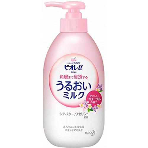 Biore U Penetrate To The Stratum Corneum Uruoi Milk 300ml - Floral Scent - Harajuku Culture Japan - Japanease Products Store Beauty and Stationery