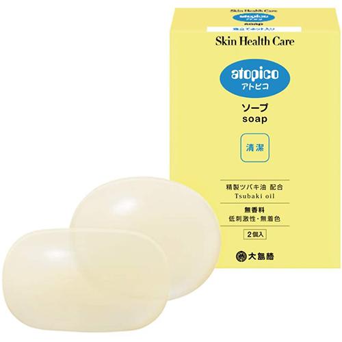 Atopico SHC Oshima Tsubaki Soap 72g - 2 Packs - Harajuku Culture Japan - Japanease Products Store Beauty and Stationery