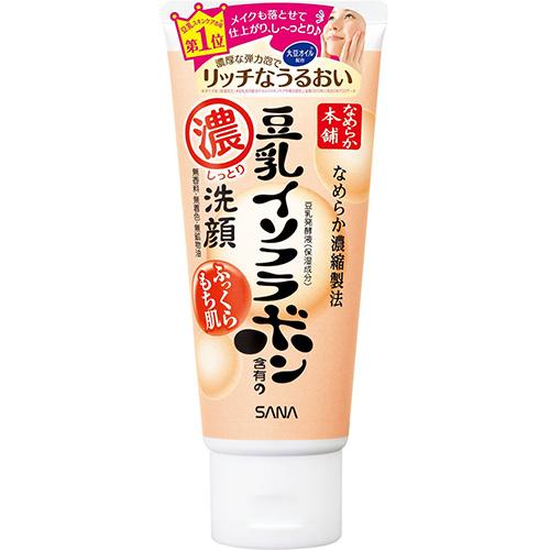 Sana Nameraka Honpo Soy Milk Isoflavone Cleansing Face Wash 150g - Moist - Harajuku Culture Japan - Japanease Products Store Beauty and Stationery