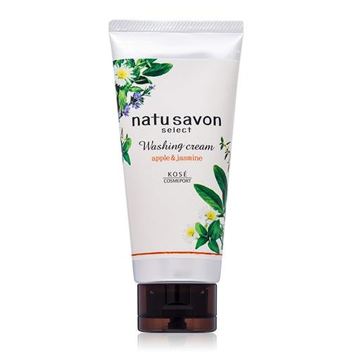 Kose Cosmeport Softymo Natu Savon Select Washing Cream - 130g - Moist - Harajuku Culture Japan - Japanease Products Store Beauty and Stationery