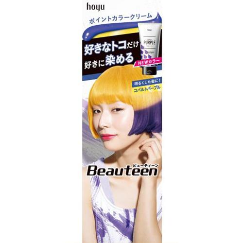 Hoyu Beauteen Point Color Cream Hair Dyed - Cobalt Purple - Harajuku Culture Japan - Japanease Products Store Beauty and Stationery