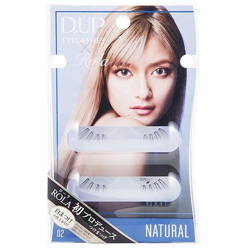 D-UP False Eyelashes ROLA Collection 02 Natural - Harajuku Culture Japan - Japanease Products Store Beauty and Stationery