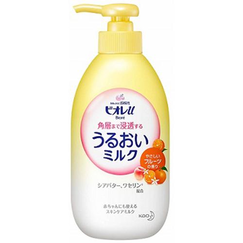 Biore U Penetrate To The Stratum Corneum Uruoi Milk 300ml - Fruits Scent - Harajuku Culture Japan - Japanease Products Store Beauty and Stationery