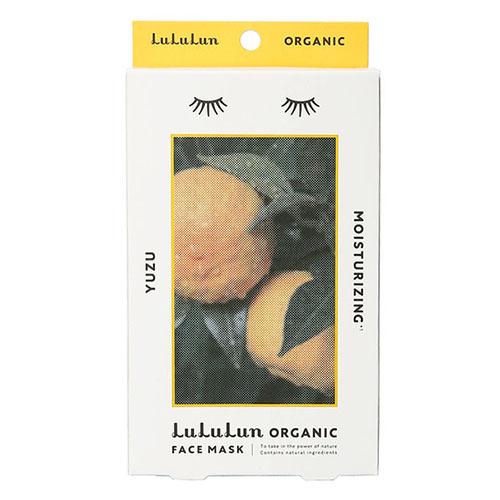 Lululun Organic Face Mask 5pcs - Yuzu - Harajuku Culture Japan - Japanease Products Store Beauty and Stationery