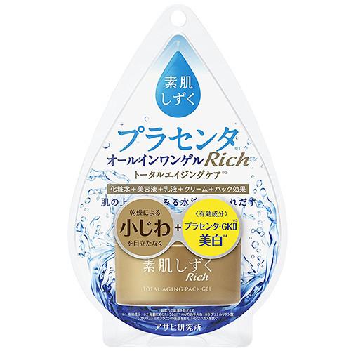 Suhada Shizuku Rich Pack Gel All-in-one Beauty Rich & Whitening 100g - Harajuku Culture Japan - Japanease Products Store Beauty and Stationery