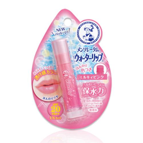 Rohto Mentholatum Water Lip 4.5g SPF20PA++ - Milky Pink - Harajuku Culture Japan - Japanease Products Store Beauty and Stationery