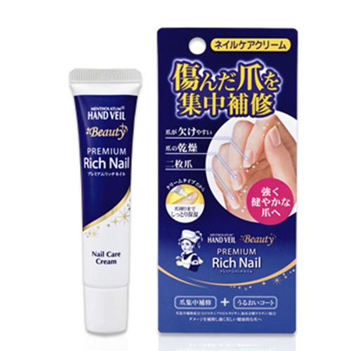 Rohto Mentholatum Hand Veil Beauty Premium Rich Nail 12g - Harajuku Culture Japan - Japanease Products Store Beauty and Stationery